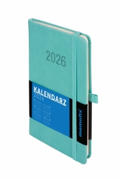 Kalendarz 2026 Memofix B6 TDW - Turkusowy