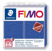 Masa Fimo Leather effect 57g niebieski