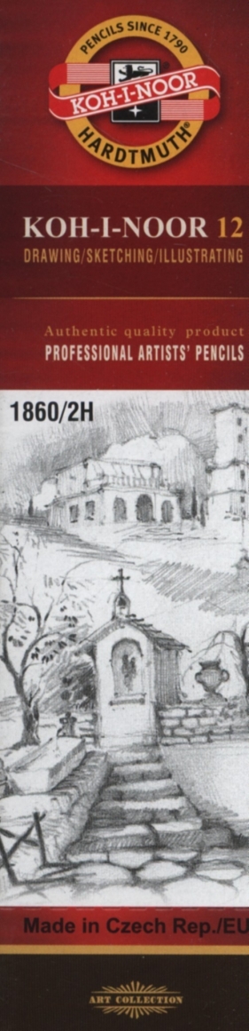 Ołówek grafitowy 1860/2H 12 sztuk (1860/2H)