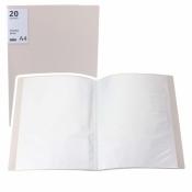 Teczka z koszulkami A4 beżowa