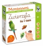 Montessori. Zwierzęta tu i tam. Karty sensoryczne z książeczką. Kapitan Nauka - Katarzyna Dołhun, Katarzyna Fus