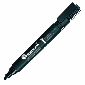 Marker permanentny Titanum 1,0-4,2mm - czarny (75022)