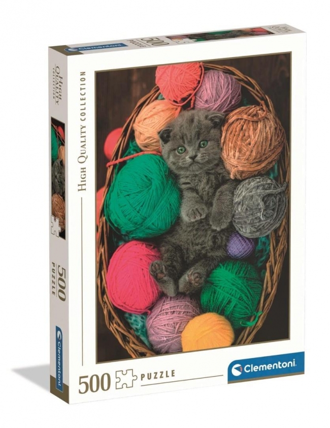 Puzzle 500 Fluffy Kitten
