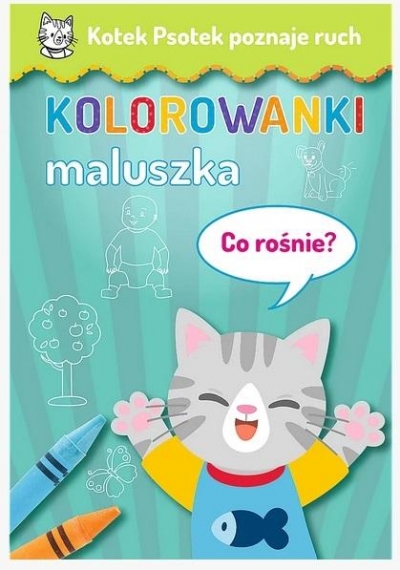 Kotek Psotek poznaje ruch. Co rośnie?