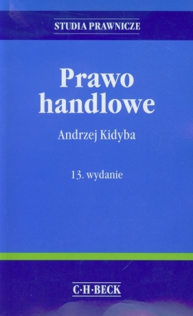 Prawo handlowe - Kidyba Andrzej