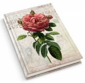Kalendarz książkowy A5/320 Róża 2019