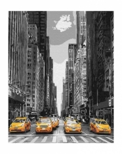 Malowanie po numerach - New York Taxi 40x50cm