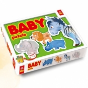 Zwierzątka afrykańskie - Baby Puzzle - 4 elementy (36012)