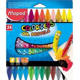 Kredki Colorpeps pastele olejne 24 kolory MAPED