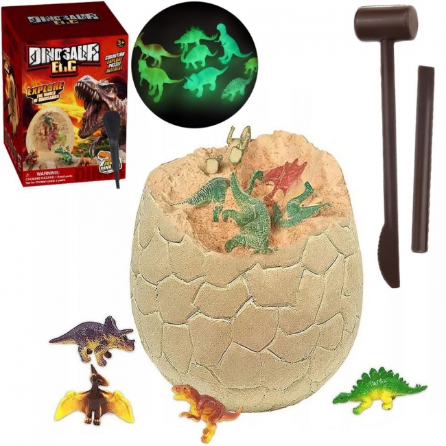 Wykopaliska paleontolog dinozaur w jajku