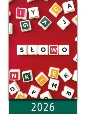 Kalendarz 2026 na biurko słowo
