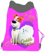 Worek na obuwie Secret life of pets różowy