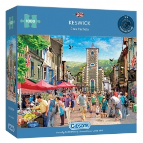 Gibsons, Puzzle 1000: Keswick, Kumbria, Anglia (G6312) - Czes Pachela