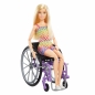 Lalka Barbie Fashionistas Na wózku strój w kratkę (HJT13)
