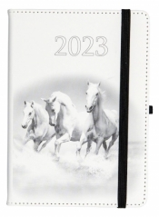 Kalendarz 2023 B6 dzienny Jazz konie ELEFANT