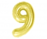  Balon foliowy B&C 9 Light gold 85cm