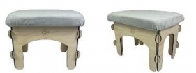 Taboret do pokoju dziecięcego szary