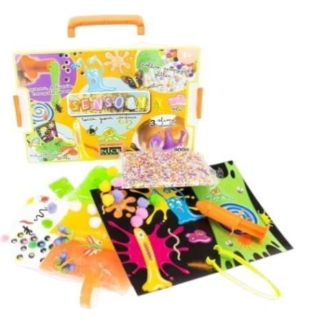 Piasek kinetyczny w skrzynce Sensory Slime