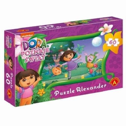 Puzzle 60 Dora poznaje świat Cukierek albo psikus (1112)