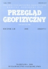 Przegląd Geofizyczny Kwartalnik Rocznik LIII 2008 Zeszyt 2