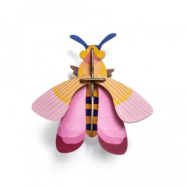 <img src='https://webimage.pl/pics/128/4/d8718164514128.jpg' style='height:440px' /> Model kartonowy 3D Wall Art - Pink Bee