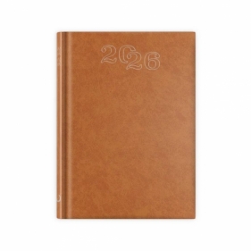 Terminarz 2026 B6 standard brązowy