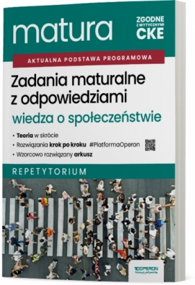 Zadania maturalne z odpowiedziami Matura 2027 Wiedza o społeczeństwie Repetytorium - Artur Derdziak