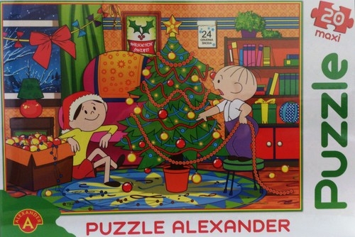 Puzzle maxi Bolek i Lolek Boże Narodzenie 20 (0812)
