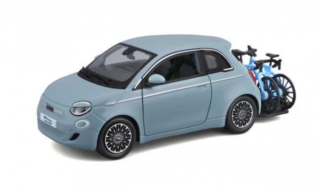 <img src='https://webimage.pl/pics/129/0/d4893993230129.jpg' style='height:440px' /> Eurotrek - Fiat 500e (2023) With Bikes Light Blue