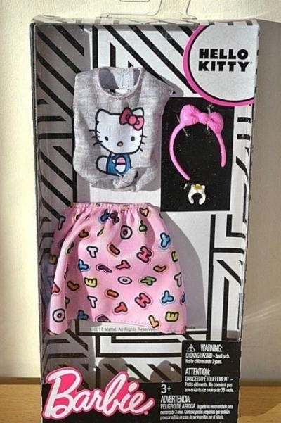 Barbie modne ubranka Hello Kitty