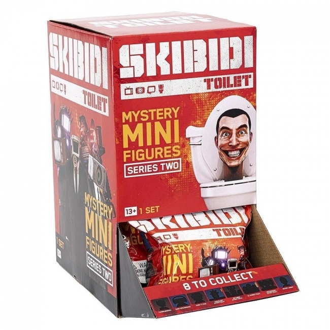 <img src='https://webimage.pl/pics/129/1/d5902251501129.jpg' style='height:440px' /> Skibidi Toilet - Tajemnicze mini figurki S2 MIX