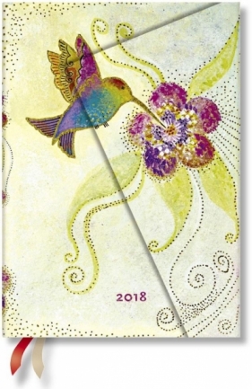 Kalendarz książkowy midi 2018 12M Hummingbird