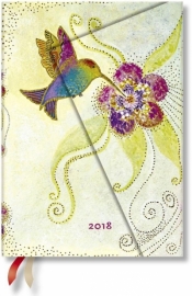 Kalendarz książkowy midi 2018 12M Hummingbird