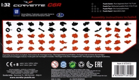 Puzzle 3D Cars: Corvette C6R - poziom 3/4 (106325)