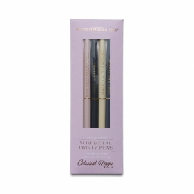 Zestaw 4 długopisów Celestial