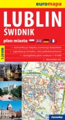 Lublin Świdnik papierowy plan miasta 1:20 000