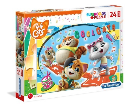 Puzzle Supercolor 24 Maxi Koty (28512)