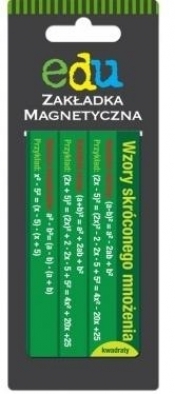 Zakładka do książki Wzory skróconego mnożenia