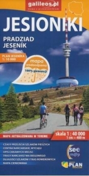Mapa tur. wodoodporna - Jesioniki/Pradziad/Jesenik - Praca zbiorowa
