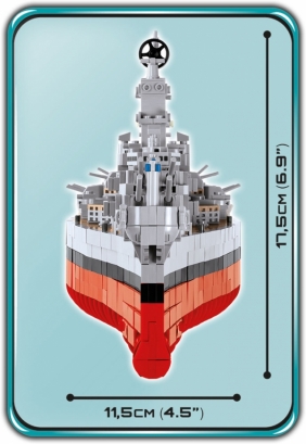 Cobi: Mała Armia. Pancernik USS Iowa (BB-61) / Missouri (BB-63) (4812)