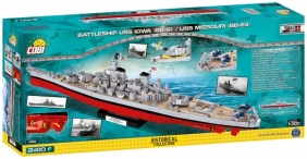 Cobi: Mała Armia. Pancernik USS Iowa (BB-61) / Missouri (BB-63) (4812)