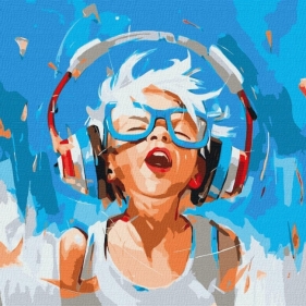 Malowania po numerach - Jego letnie rytmy 50x50cm