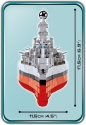 Cobi: Mała Armia. Pancernik USS Iowa (BB-61) / Missouri (BB-63) (4812)
