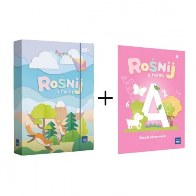 <img src='https://webimage.pl/pics/130/0/d9788384530054.jpg' style='height:440px' /> Superpakiet Rośnij z nami. Poziom B i B+ +Zeszyt..