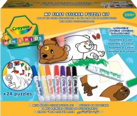 Crayola Mój pierwszy zestaw Puzzle i naklejki