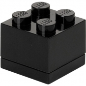 Lego, minipudełko klocek 4 - Czarne (40111733)