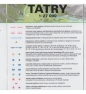 Tatry laminowana mapa turystyczna 1:27 000