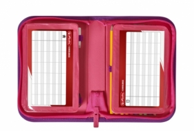 Piórnik 31 części Pink cubes