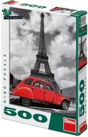 Puzzle Citroen przy Wieży Eiffel 500 elementów