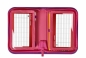 Piórnik 31 części Pink cubes
